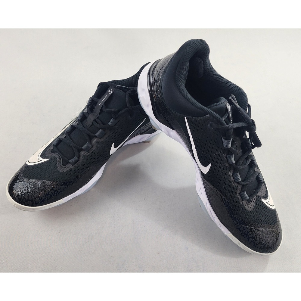 Nike React Mens Baseball Cleats Black Metal Spikes DJ6521-001 Size 14